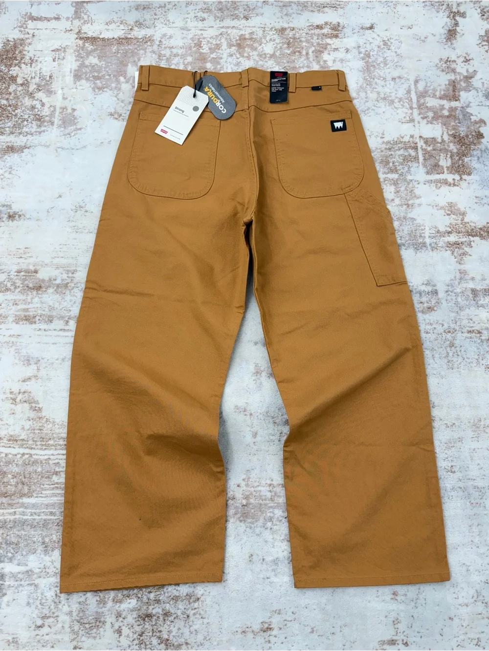 NEW Levi's baggy Skateboarding Cropped Carpenter Pants Men's 34 x 29